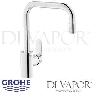 Grohe Eurodisc Cosmopolitan Single-Lever Sink Mixer (1/2 Inch) - 2010 to 2013 - Spare Parts 31122002 GEN1